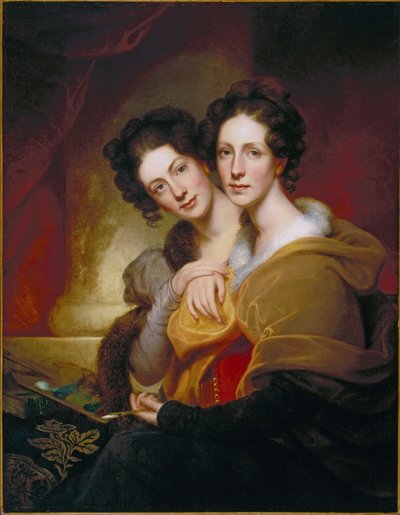 Las hermanas (Eleanor y Rosalba Peale) de Rembrandt Peale