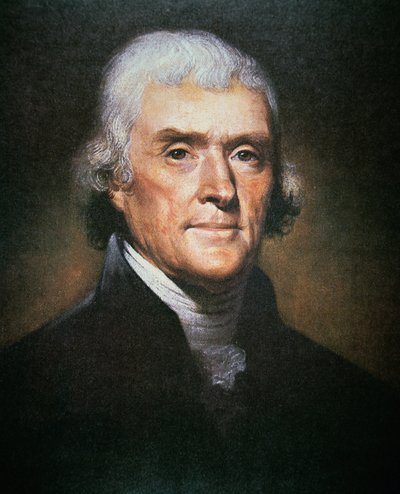 Thomas Jefferson (1743-1826) de Rembrandt Peale