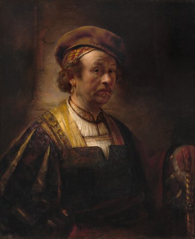 Retrato de Rembrandt, 1650 de Rembrandt Workshop