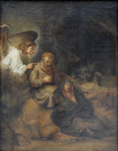El sueño de José de Rembrandt and workshop