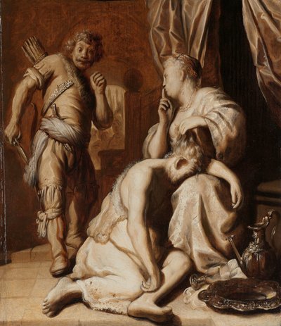 Sansón y Dalila de Rembrandt van Rijn (attributed to)