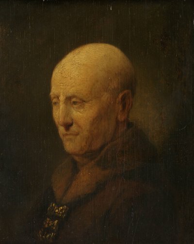 Retrato de un hombre, quizás el padre de Rembrandt, Harmen Gerritsz van Rijn de Rembrandt van Rijn (copy after)
