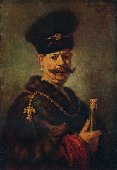 Un noble polaco, 1637 de Rembrandt van Rijn