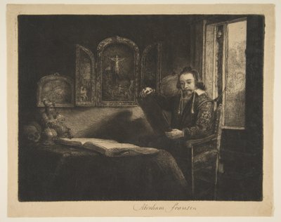 Abraham Francen, boticario, ca. 1656 de Rembrandt van Rijn