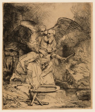 El sacrificio de Abraham de Rembrandt van Rijn