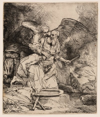 El sacrificio de Abraham de Rembrandt van Rijn