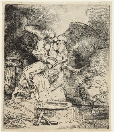 El sacrificio de Abraham de Rembrandt van Rijn
