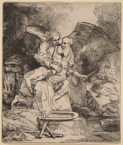 El sacrificio de Abraham de Rembrandt van Rijn