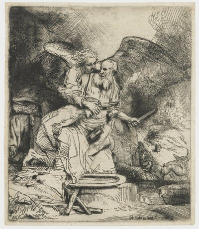 El sacrificio de Abraham de Rembrandt van Rijn