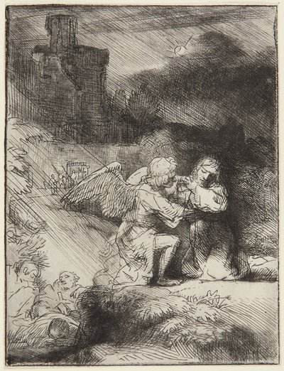 La agonía en el huerto de Rembrandt van Rijn