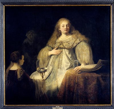 Artemisa. Artemisa I, reina de la ciudad de Halicarnaso en el siglo IV a.C. (Imperio de los Roughenides) de Rembrandt van Rijn