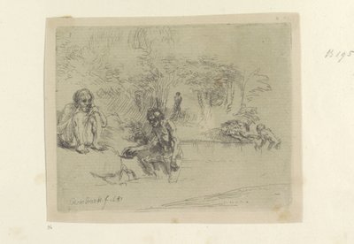 Baders Colección de ochenta y cinco grabados originales (título de la serie) de Rembrandt van Rijn