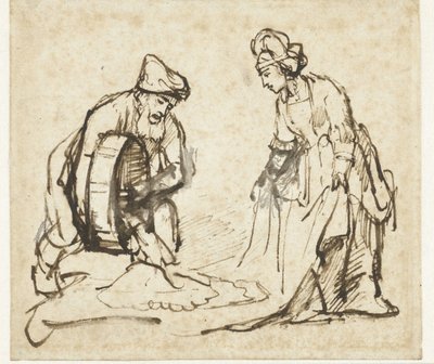 Booz y Rut de Rembrandt van Rijn