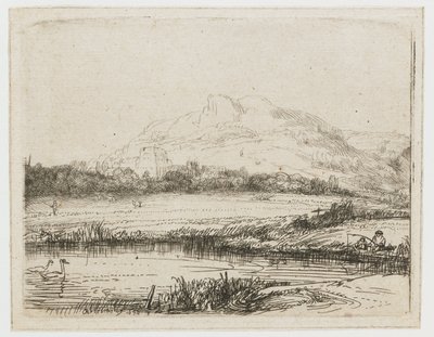 Canal con un pescador y dos cisnes
Canal con un pescador y dos cisnes de Rembrandt van Rijn