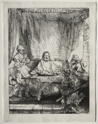 Cristo en Emaús: el cuadro de mayor tamaño de Rembrandt van Rijn