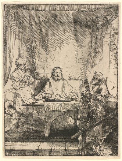 Cristo en Emaús: el cuadro de mayor tamaño de Rembrandt van Rijn