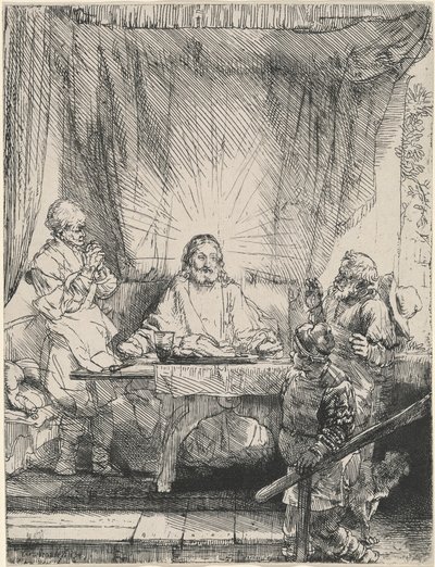 Cristo en Emaús: el cuadro de mayor tamaño de Rembrandt van Rijn