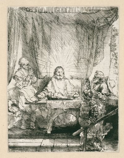 Cristo en Emaús: el plato más grande de Rembrandt van Rijn
