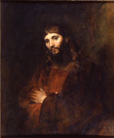 Cristo con los brazos cruzados, 1656-1661 de Rembrandt van Rijn