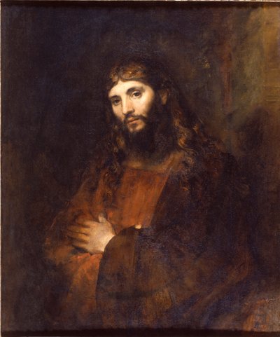 Cristo con los brazos cruzados de Rembrandt van Rijn