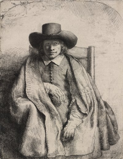 Clement de Jonghe, 1651 de Rembrandt van Rijn