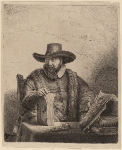 Cornelis Claesz Anslo de Rembrandt van Rijn