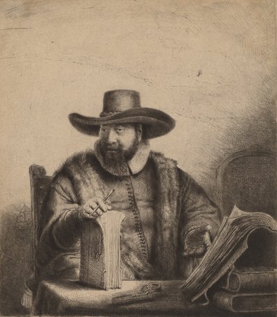 Cornelis Claesz Anslo de Rembrandt van Rijn