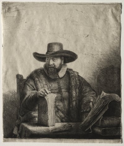 Cornelis Claesz Anslo, predicador menonita de Rembrandt van Rijn