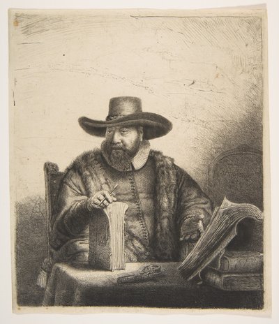 Cornelis Claesz Anslo, predicador de Rembrandt van Rijn