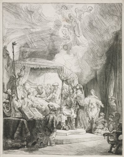 La muerte de la Virgen de Rembrandt van Rijn
