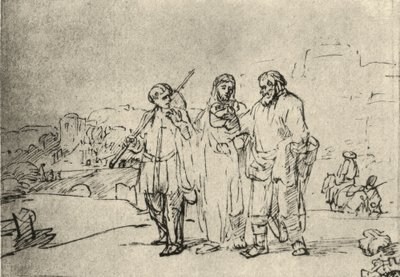 El camino a Emaús de Rembrandt van Rijn