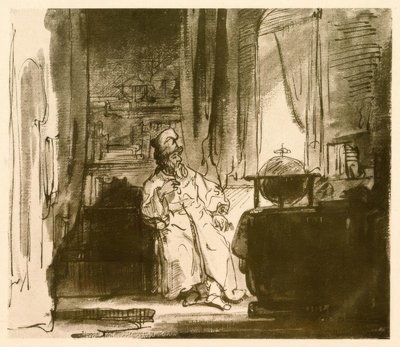 El filósofo de Rembrandt van Rijn