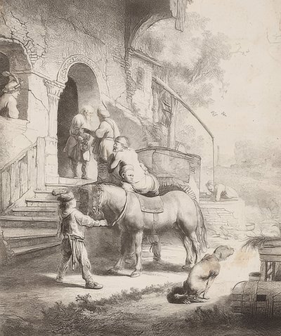 El Buen Samaritano de Rembrandt van Rijn