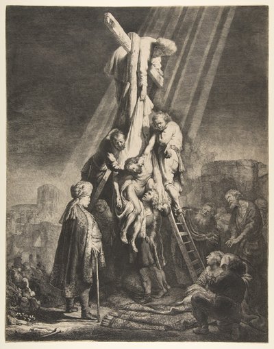 Descenso de la cruz de Rembrandt van Rijn