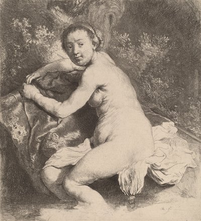 Diana en el baño, c. 1631 de Rembrandt van Rijn