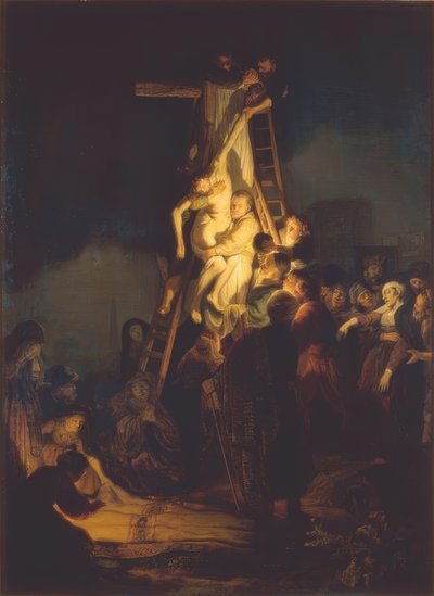 El descendimiento de Rembrandt van Rijn