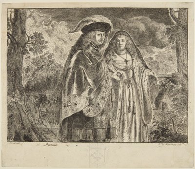 Llamado «El hombre de la pluma blanca» de Rembrandt van Rijn