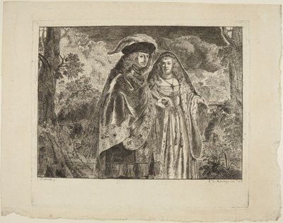 El hombre de la pluma blanca de Rembrandt van Rijn