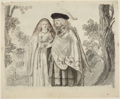 El hombre de la pluma blanca de Rembrandt van Rijn