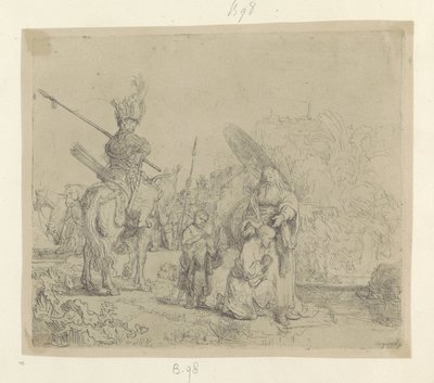 doop van de kamerling Colección de ochenta y cinco grabados originales (título de la serie) de Rembrandt van Rijn