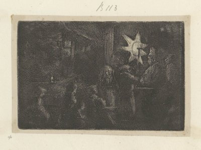 Epifanía: una pieza nocturna Recueil de quatre-vingt-cinq estampes originales (título de la serie) de Rembrandt van Rijn