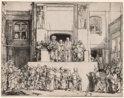 Ecce Homo. Cristo presentado al pueblo, 1655 de Rembrandt van Rijn