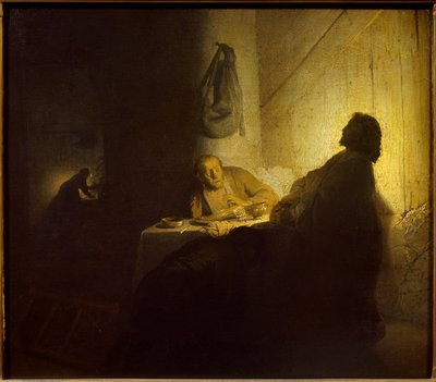 Peregrinos de Emaús de Rembrandt van Rijn