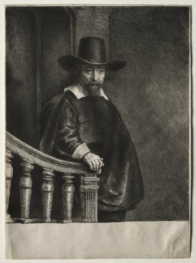 Ephraim Bonus, médico judío, 1647 de Rembrandt van Rijn