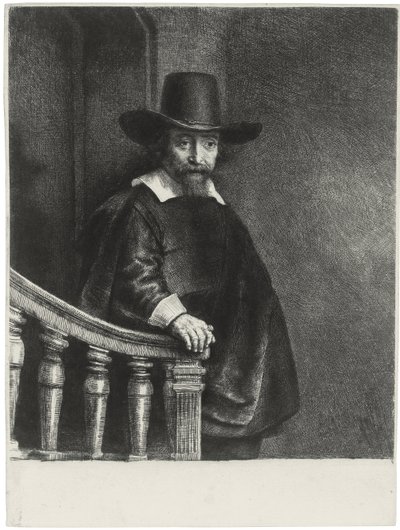 Ephraim Bueno, médico judío, 1647 de Rembrandt van Rijn