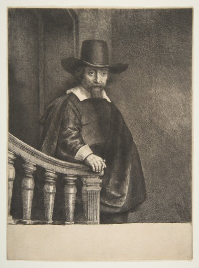 Efraín Bueno, Médico Judío, 1647 de Rembrandt van Rijn