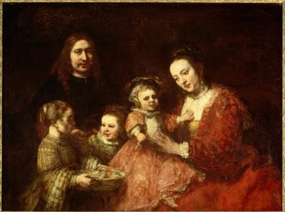 Retrato de familia de Rembrandt van Rijn