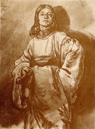 Estudio de figura de Rembrandt van Rijn