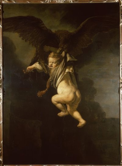 Ganimedes en las garras del águila de Rembrandt van Rijn