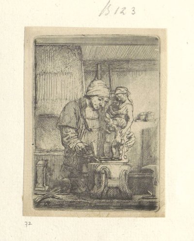 goudsmid Colección de ochenta y cinco grabados originales (título de la serie) de Rembrandt van Rijn